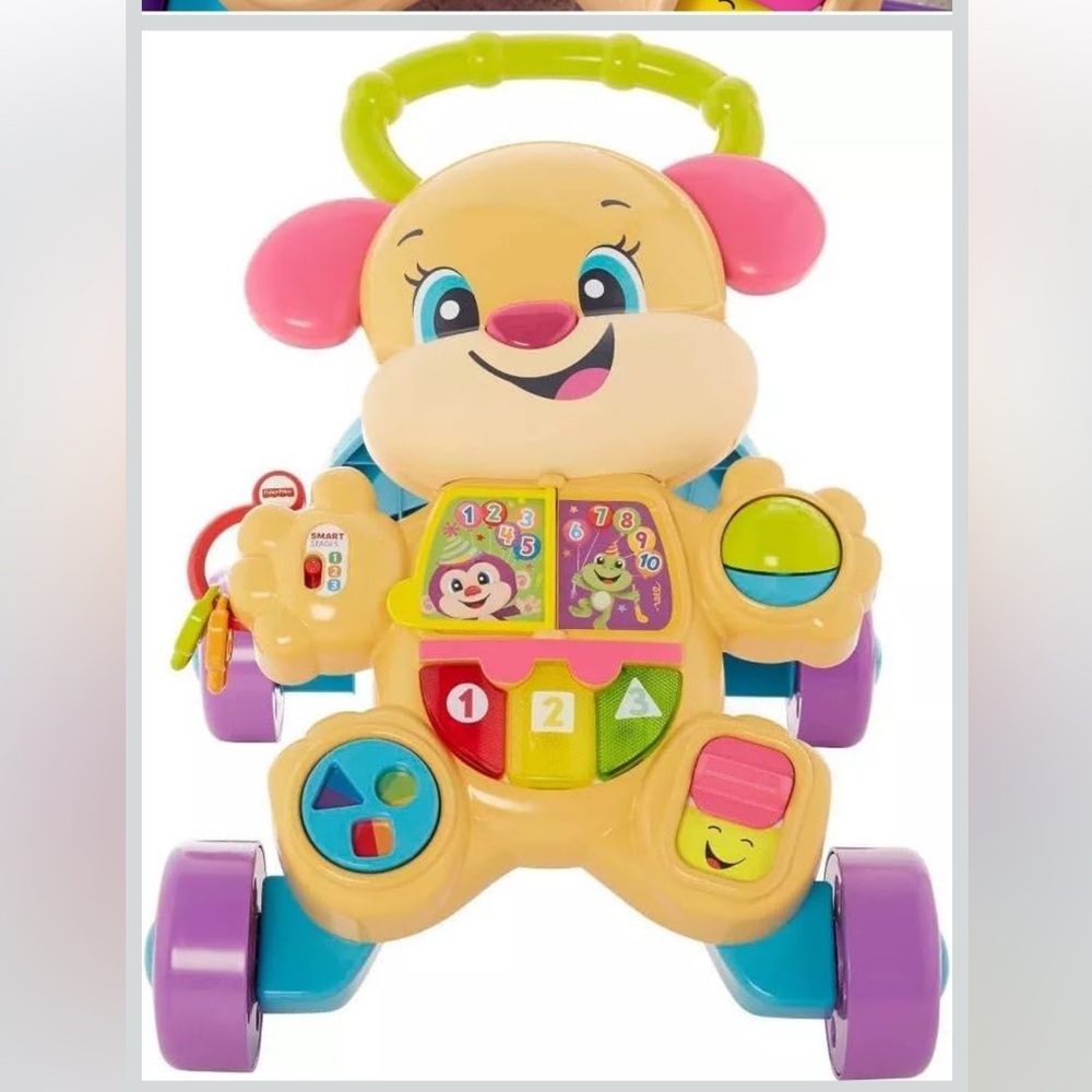 NEW- Fisher-Price Baby Toy Laugh & Learn Smart Stages Sis Walker